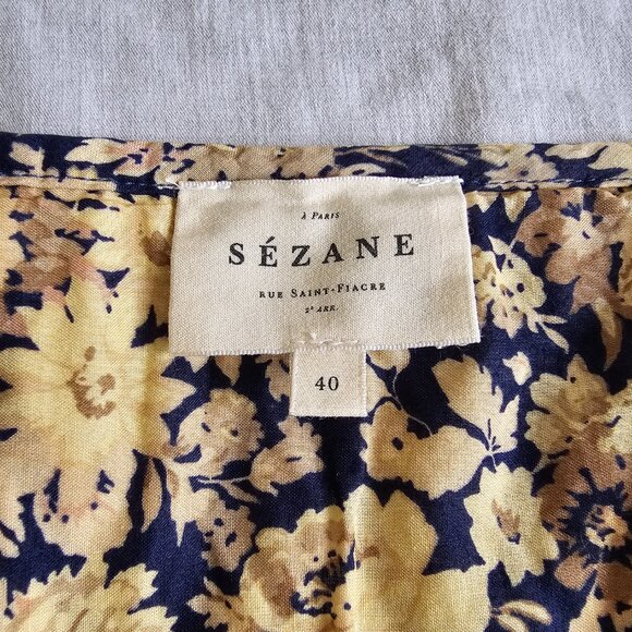 Sezane Foxy Skirt Cara Mix Print - Size 40 - Picture 7 of 11